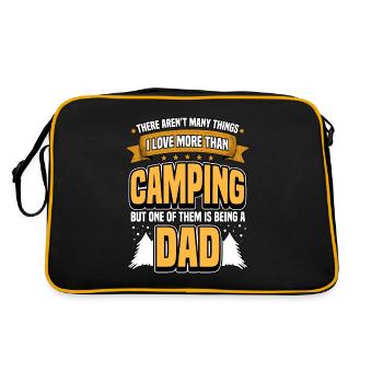 campeur - Sac Retro - noir/or - Dos