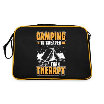 campeur - Sac Retro - noir/or - Dos