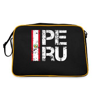 Pérou - Sac Retro - noir/or - Dos