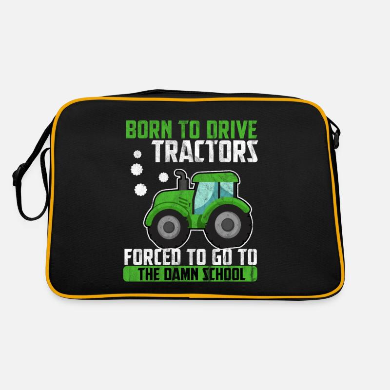 Traktor Trekker Bauer Agrar Acker Landwirtschaft Retro Tasche