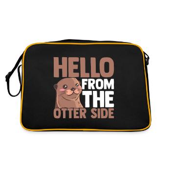 loutre - Sac Retro - noir/or - Dos