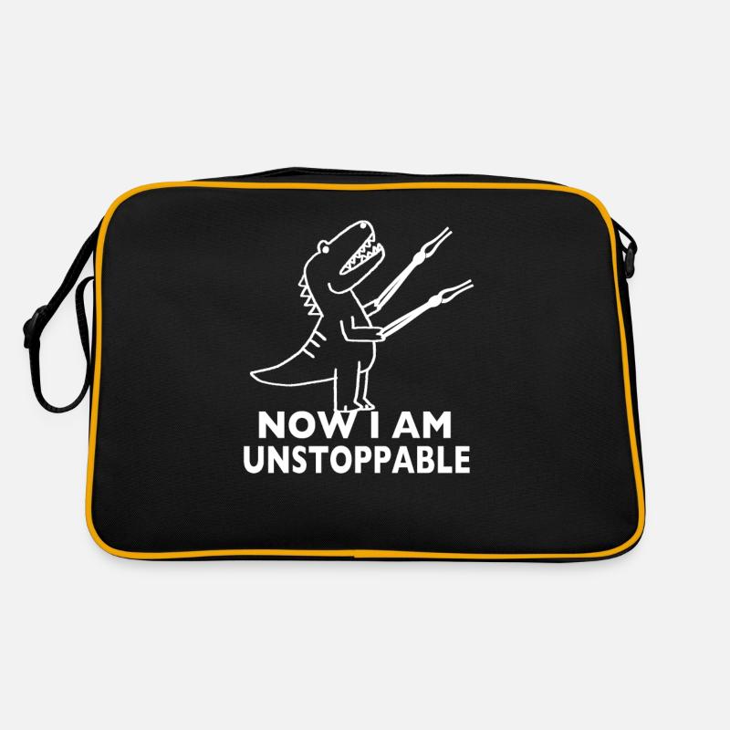 Dinosaure T-Rex UNSTOPPABLE Dino Meme Gift Sac Retro