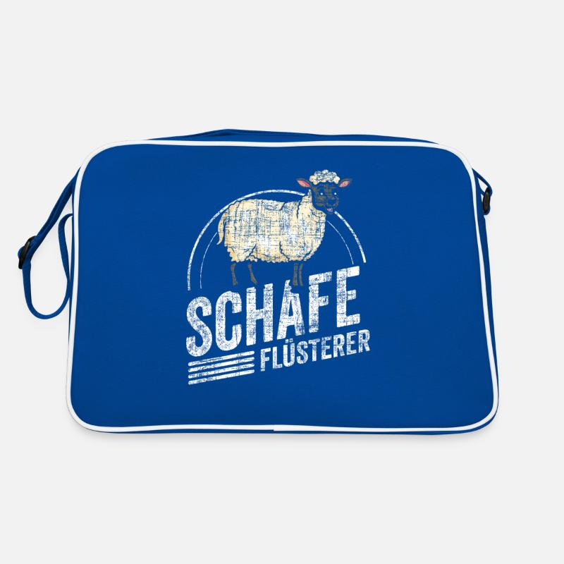 Schafe Flüsterer Lamm Schäfer Bauernhof Geschenk Retro Tasche