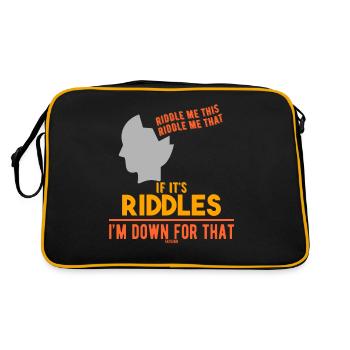 Solving puzzles - Retro Bag - black/gold - Back