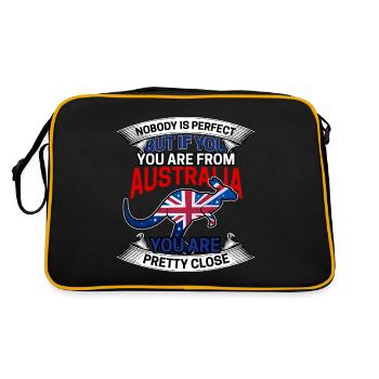 Australie - Sac Retro - noir/or - Dos