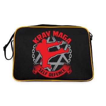 Krav Maga - Sac Retro - noir/or - Dos