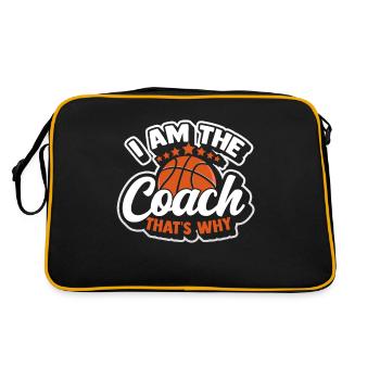 Basket- Streetball Dunking Coach Basket - Sac Retro - noir/or - Dos