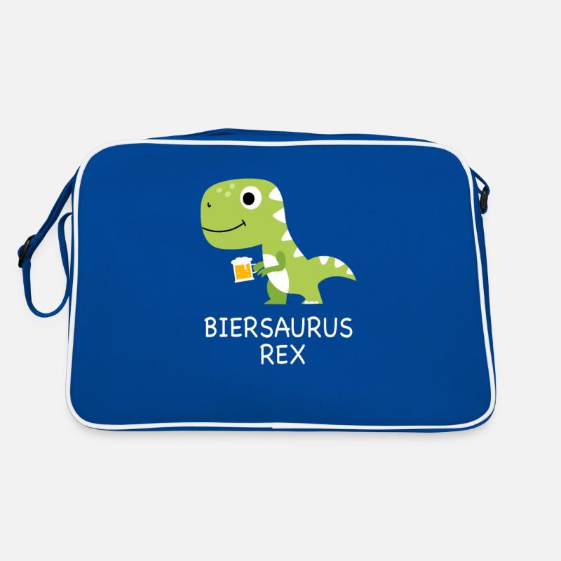 Biersaurus Rex - Bier Dino Dinosaurier Geschenk Retro Tasche