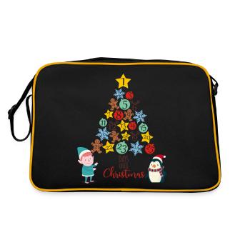 Noël Noël Noël No� - Sac Retro - noir/or - Dos