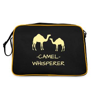 Chameau Whisperer - Sac Retro - noir/or - Dos