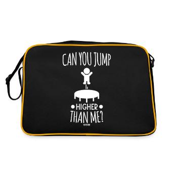 Bounce sports equipment on gymnastics trampoline - Retro Bag - black/gold - Back