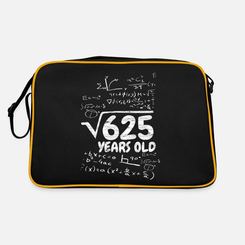 Math 25e anniversaire Math Humour cadeau Sac Retro