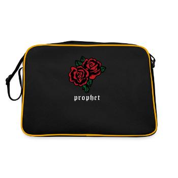 Prophet Soft Grunge Esthétique Rose Rouge Cadeau - Sac Retro - noir/or - Dos