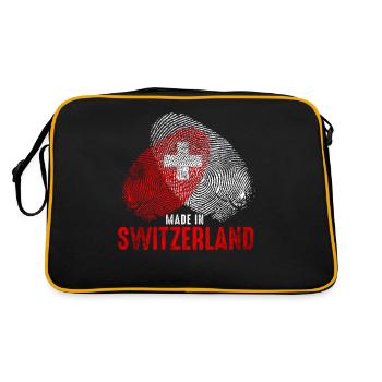Made in Schweiz - Sac Retro - noir/or - Dos