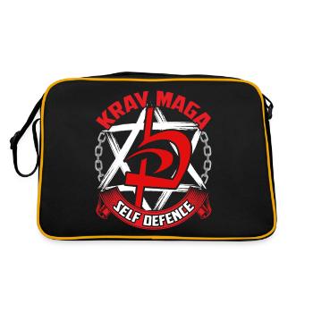 Autodéfense d'arts martiaux Krav Maga - Sac Retro - noir/or - Dos