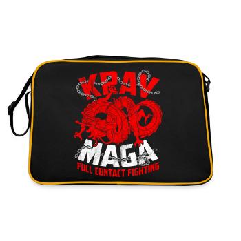 Krav Maga - Sac Retro - noir/or - Dos