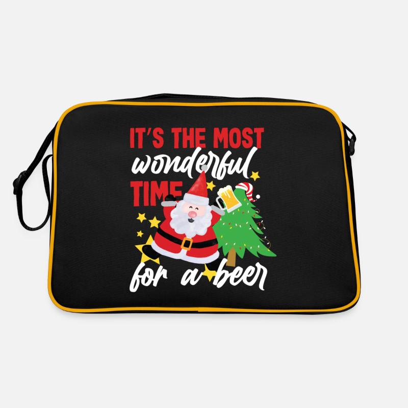 Noël, c'est la bière la plus merveilleuse Sac Retro