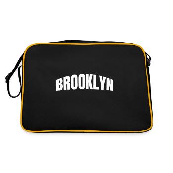 Brooklyn - Retro Bag - black/gold - Back