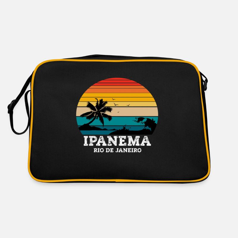 IPANEMA RIO DE JANEIRO - Sac Retro - noir/or