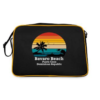 Bavaro Beach Punta Cana - Dominican Republic - Retro Bag - black/gold - Back
