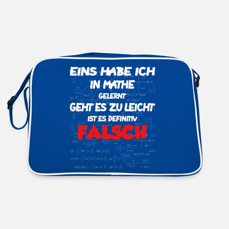 Mathe Retro Tasche