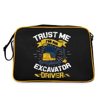Excavatrice - Sac Retro - noir/or - Dos