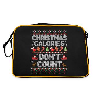 Christmas Calories Ugly Christmas Sweater - Retro Bag - black/gold - Back