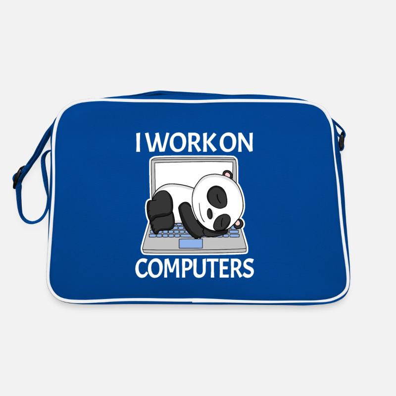 Computer nerd programmer mens gift Retro Bag