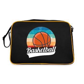 basketball - Retro Bag - black/gold - Back