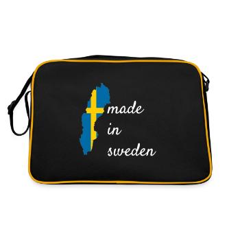 Sweden - Retro Bag - black/gold - Back