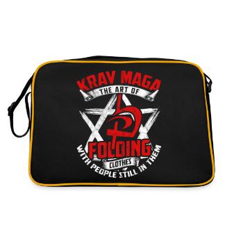 Krav Maga - Sac Retro - noir/or - Dos