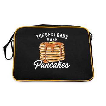 Vêtements de fête des pères papa crêpes - Sac Retro - noir/or - Dos