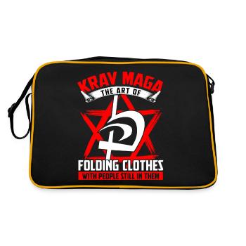 Arts martiaux Krav Maga - Sac Retro - noir/or - Dos