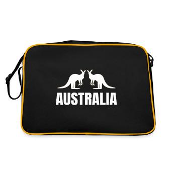 Australie - Sac Retro - noir/or - Dos