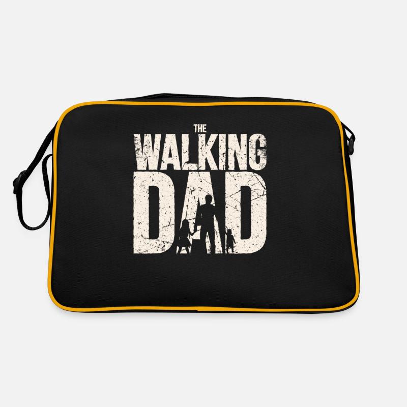 The Walking Dad lustiges Vatertags Geschenk Retro Tasche