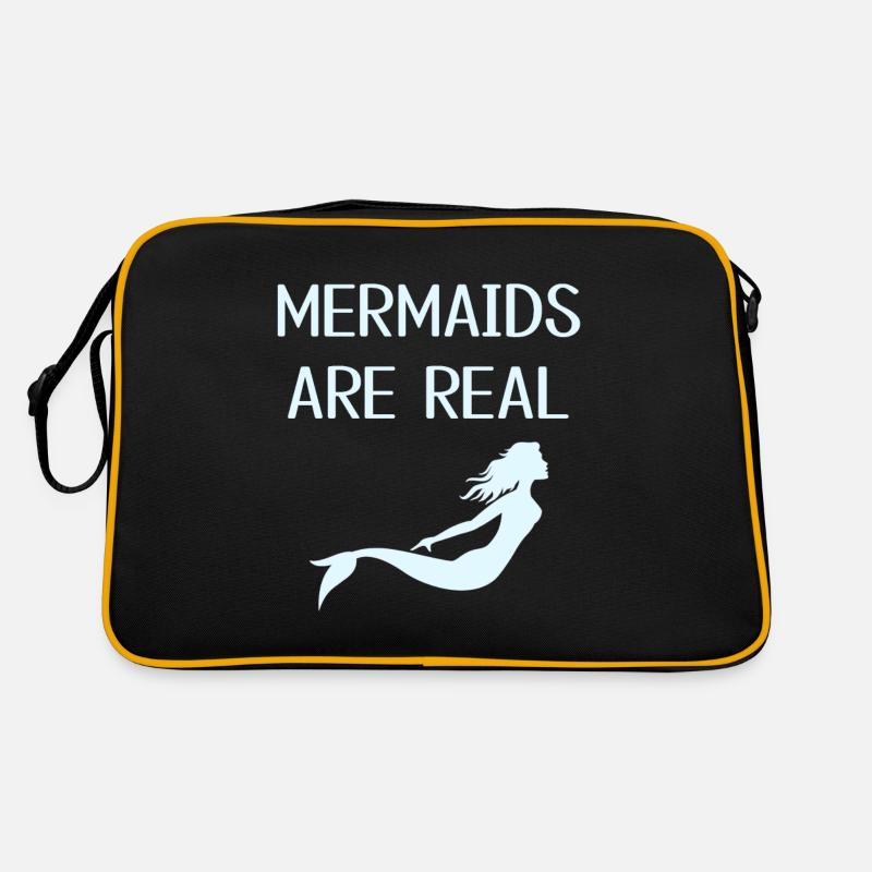 Mermaids - Retro Bag - black/gold