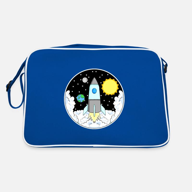 Rocket space Retro Bag