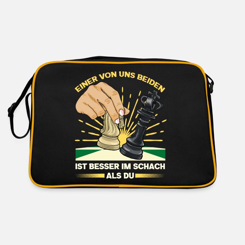 L'un de nous est meilleur dans la conception des échecs Sac Retro
