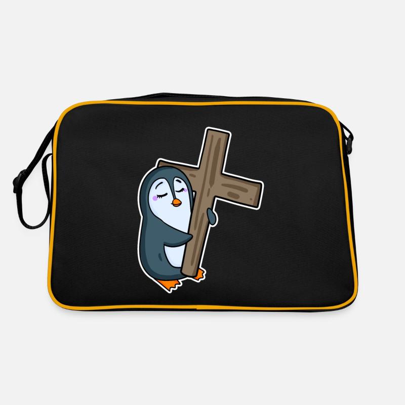 Pingouin et religion croisée Sac Retro