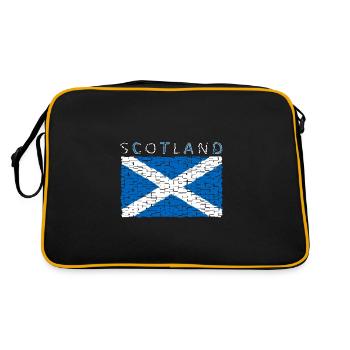 Drapeau de l’Écosse - Sac Retro - noir/or - Dos