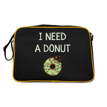Donut - Sac Retro - noir/or - Dos