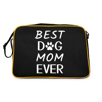 Dog Mum - Sac Retro - noir/or - Dos