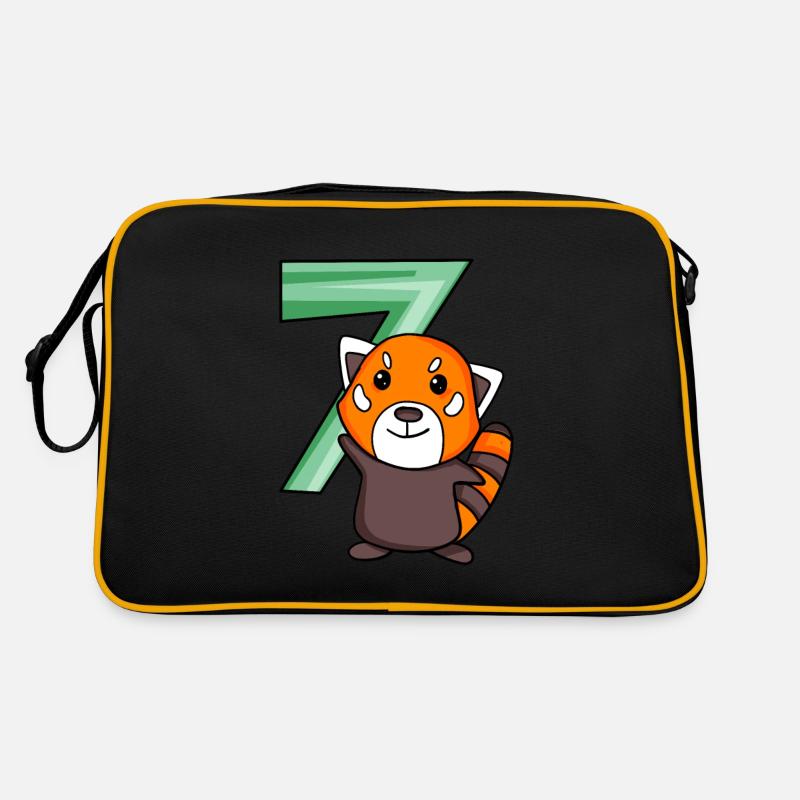 Panda rouge Sac Retro