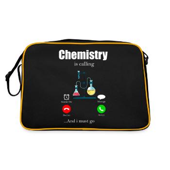 Chimie Tableau périodique Molécule Atome Biochimie - Sac Retro - noir/or - Dos