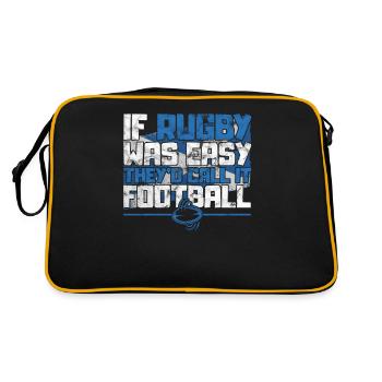 If Rugby was Easy they’d call it Football Rugby - Sac Retro - noir/or - Dos