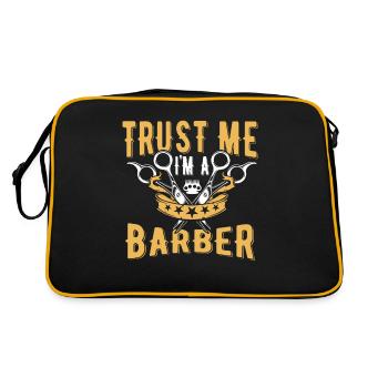 Barbier Barbershop Bartstylist - Sac Retro - noir/or - Dos