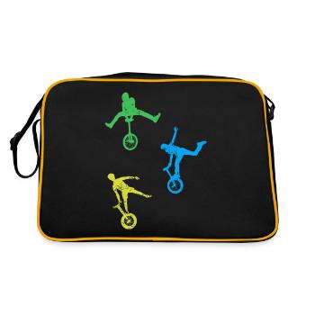 Monocycle - Sac Retro - noir/or - Dos