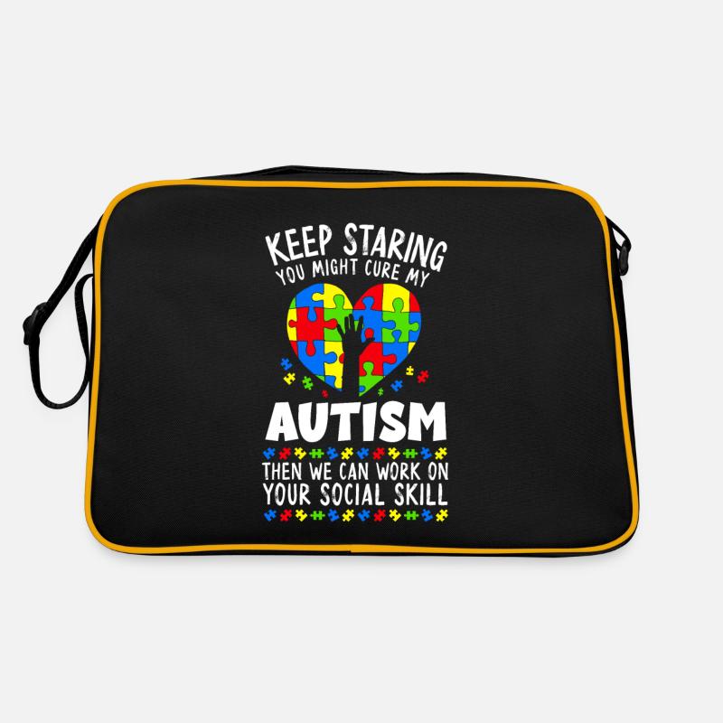 Autismus Bewusstsein Retro Tasche