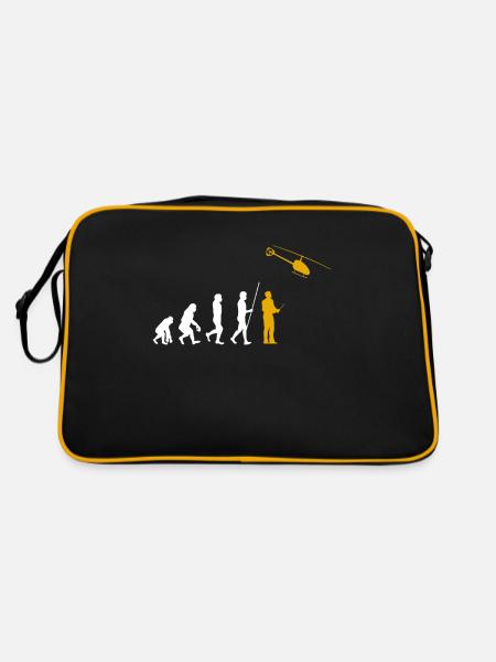 Evolution RC Hélicoptère commandé à distance Modéliser - Sac Retro - noir/or - Dos