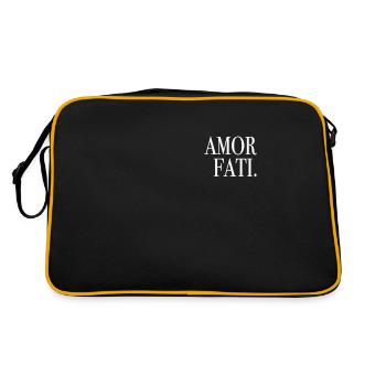 Amor Fati - Retro Bag - black/gold - Back